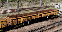 NLU29058 JNA 64.0t Network Rail Bogie Ballast Wagon Tare 26.000kg [design code JNO60A Astro Vagoane 2003] @ York Holgate Junction 2024-04-30 © Paul Bartlett w