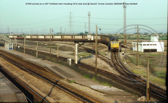 47240 UKF Fertiliser @ Severn Tunnel Junction 85-05-29 � Paul Bartlett [2w]