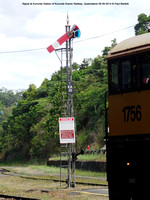 Signal at Kurunda Station of Kurunda Scenic Railway, Queensland 28-09-2014 � Paul Bartlett DSC06291
