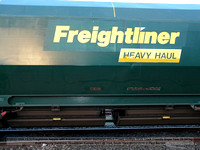 Lettering, plates etc. on railway wagons