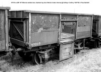 07019 ex BR 16T Mineral welded door, blanked top door Morton brake internal @ Onllwyn Colliery 92-07-18 © Paul Bartlett w
