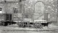 LMS 112587 13T open merchandise wagon [LMS Diag 1666] � Paul Bartlett Collection w