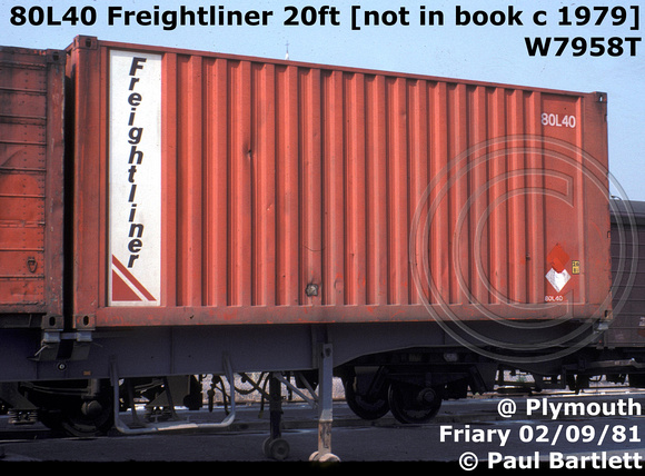 80L40 Freightliner 20ft