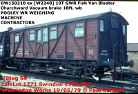 DW150210 [ex W2240 Fish] Pooley @ Swindon Works 79-05-19