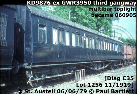 KD9876 ex GWR3950 060905at St. Austell 79.06.-06