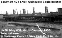 E159439 Bogie bolster D Quint Internal at Swansea Dock 82-04-13 [5]