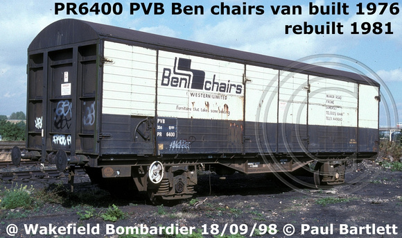 PR6400 PVB Benchairs 03