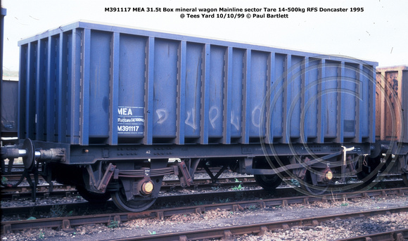 M391117 MEA Mainline @ Tees Yard 99-10-10 © Paul Bartlett (1w)