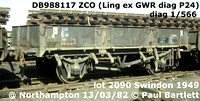 BR GWR Ling - 14t ballast opens ZCO