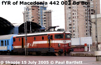 442 003 @ Skopje Station 2005-07-15