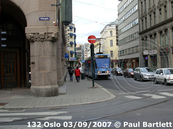 132 tram @ Oslo Norway 2007-09-03