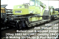 SR Specially constructed wagons - Lowmac SD Flatrol ZVR ZXR