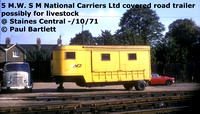 Staines Central SR, road trailers & wagons
