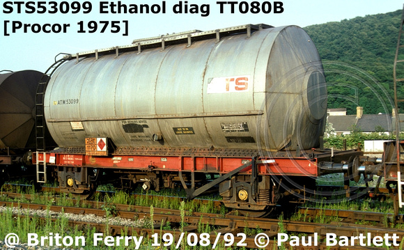 STS53099 Ethanol Diag TT080B @ Briton Ferry 92-08-19