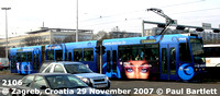 2106  tram @ Zagreb Croatia 2007-11-29