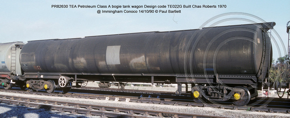 PR82630 TEA Petroleum bogie tank wagon @ Immingham Conoco 90-10-14 � Paul Bartlett w