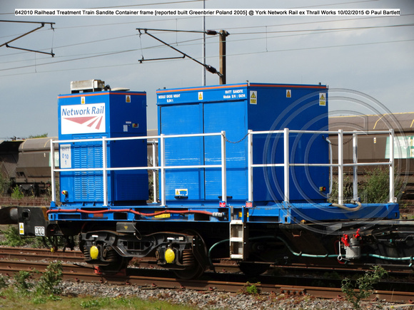 642010 FEAF Railhead Treatment Train @ York Network Rail ex Thrall Works 2015-05-10 © Paul Bartlett [2]