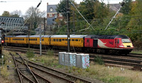 43299 [ex 43099 built 11.09.1978] Network Rail Measurement Train power car Hull to Darlington @ York Holgate Jcn 2022-11-06 © Paul Bartlett [3w]