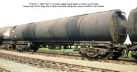 BPO83273 = SMBP7858 Bogie Lagged oil tank wagon AB Design code TE018C @ Hoo Junction 80-08-24 � Paul Bartlett w
