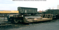 DB900045 ZVR 20T Flatrol WW Tare 14-400kg Diag 2-516 lot 3199 Swindon 1959 @ Woking 85-11-16 © Paul Bartlett [02W]