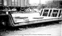 DB900045 ZVR 20T Flatrol WW Tare 14-400kg Diag 2-516 lot 3199 Swindon 1959 @ Woking 85-11-16 © Paul Bartlett [10W]