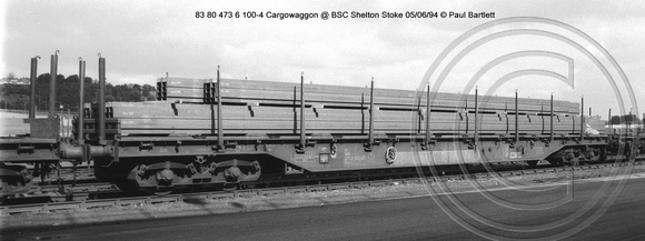 83 80 473 6 100-4 Cargowaggon @ BSC Shelton Stoke 94-06-05 � Paul Bartlett w