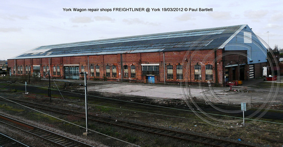 York Wagon repair shops FREIGHTLINER @ York South  2012-03-19 � Paul Bartlett [01w]