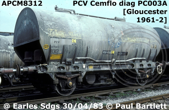 APCM8312 PCV Cemflo @ Earlles Sidings 83-04-30