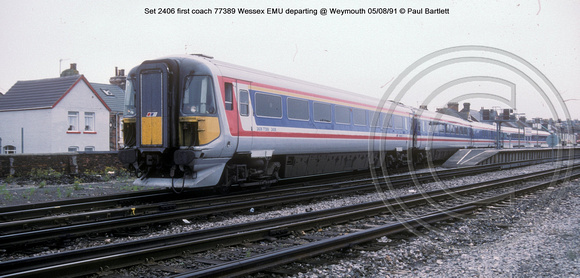 2406 77389 Wessex EMU @ Weymouth 91-08-05 � Paul Bartlett w