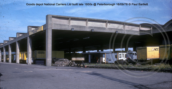Goods depot National Carriers Ltd built late 1950s @ Peterborough 78-09-16 � Paul Bartlett w