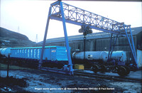 Wagon works gantry crane @ Marcrofts Swansea 91-03-09 � Paul Bartlett w