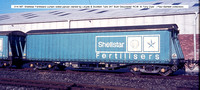 UKF - Shellstar Kemira Bogie Fertiliser rail vans PWA
