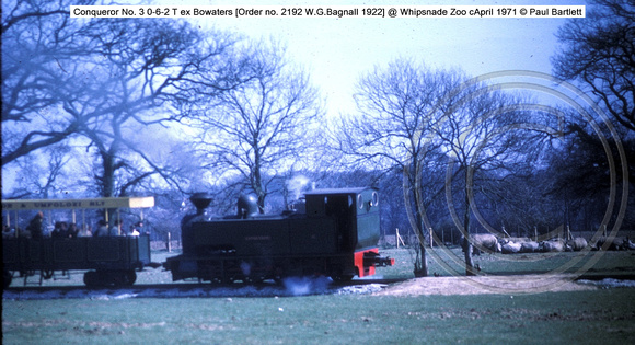 Conqueror no. 3 @ Whipsnade Zoo cApril 1971 � Paul Bartlett