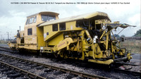 DX73008 = DB 965738 P&T 06-32 SLC Tamper-Liner @ Hitchin Ontrack plant depot 83-09-14 � Paul Bartlett [2w]