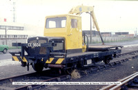 CE9604 - Robel Type 21 with crane @ Stanlow 81-06-27 � Paul Bartlett w