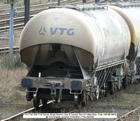 VTG11730 JGA 77t Tarmac Bogie Buxton Lime & Cement Tare 23-740kg [Des. Code JG016B 2003] @ York Holgate Junction 2023-02-01 © Paul Bartlett [4w]