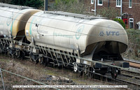 VTG11730 JGA 77t Tarmac Bogie Buxton Lime & Cement Tare 23-740kg [Des. Code JG016B 2003] @ York Holgate Junction 2023-02-01 © Paul Bartlett [1w]