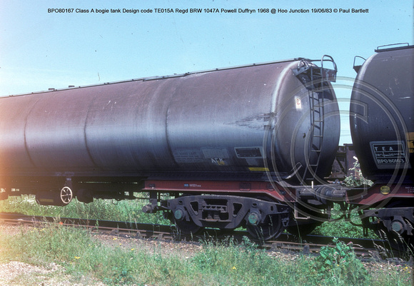 BPO80167 Class A bogie tank @ Hoo Junction 83-06-19 � Paul Bartlett w