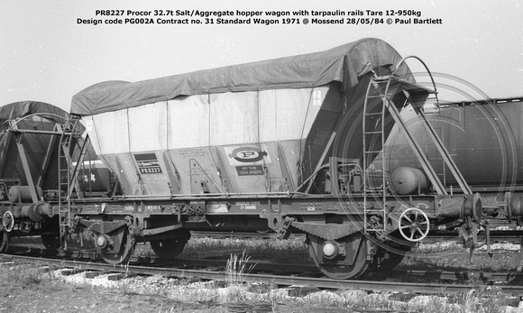 PR8227 Procor @ Stoke Wagon Repairs 83-08-10 © Paul Bartlett w