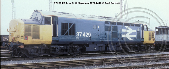 37429 EE Type 3  @ Margham 86-04-27 © Paul Bartlett w