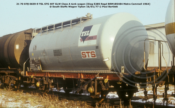 21 70 078 0659-9 TSL STS @ South Staffs Wagon Tipton 77-01-16 © Paul Bartlett w