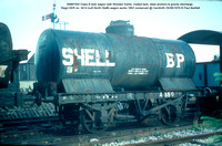 SMBP350 Class B tank wagon Wooden frame, riveted tank, steel anchors built 1902 conserved @ Carnforth 79-08-25 © Paul Bartlett w