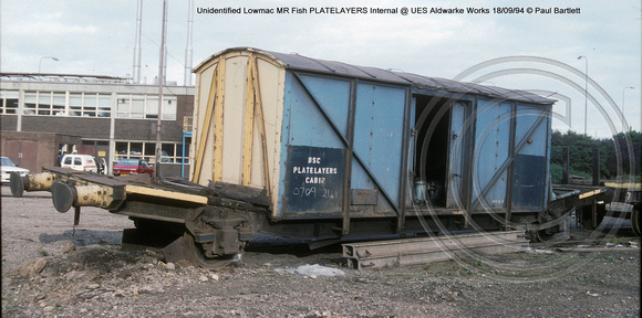 Unidentified Lowmac MR Fish PLATELAYERS Internal @ UES Aldwarke Works 94-09-18 � Paul Bartlett w