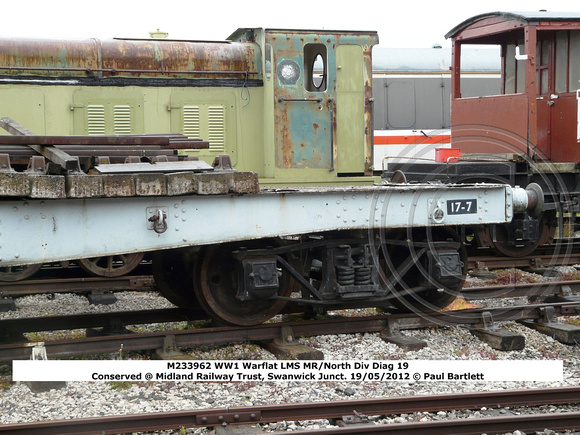 M233962 WW1 Warflat Conserved @ Midland Railway Trust, Swanwick Junct. 2012-05-19 © Paul Bartlett [7w