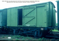30406 LNER style van Independent unfitted brake 1940 Internal use @ ROF Glascoed 92-08-21 © Paul Bartlett w