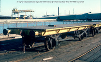 23 long flat Independent brakes Regd LMS 164959 Internal @ Purfleet Deep Water Wharf 86.01.25 © Paul Bartlett w