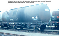SUKO66105 ex SMBP3037 Class B 31.90t Tank wagon vacuum brake, Double link suspension Regd BRM 185958 Metro Cammel 1964 @ Fawley 79-08-16 © Paul Bartlett w