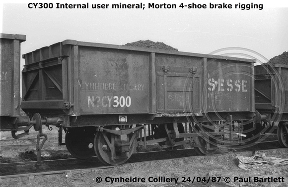 CY300 87-04-24 Cynheidre Colliery © Paul Bartlett [1W]