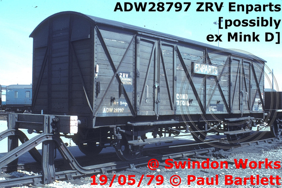 ADW28797 ZRV Enparts at Swindon Works 79-05-19