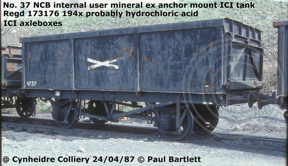 37 Mineral 87-04-24 Cynheidre Colliery © Paul Bartlett [1w]
